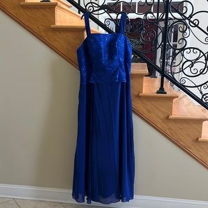 Make You Pretty Wedding Dress Size 20 W Royal Blue New With Tags